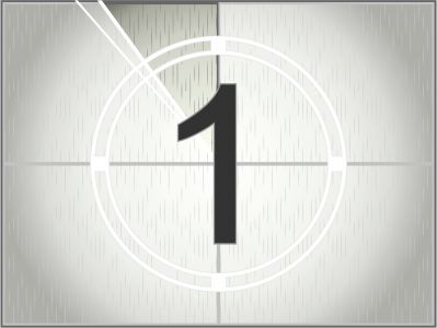 A stylized number one centered within a circle, set against a textured grey background with linear elements. The design incorporates clean, modern lines with a minimalistic aesthetic.