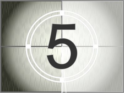 An image featuring the number 5 encircled, placed over a grey gradient background with faint vertical stripes suggesting a textured surface.