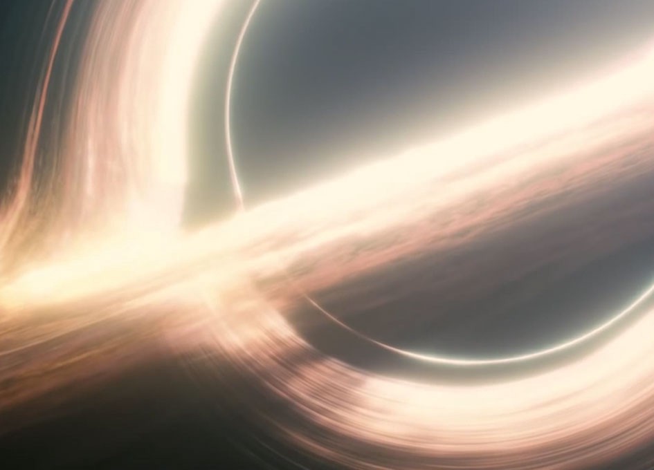 A vibrant depiction of celestial motion with radiant arcs of light orbiting around a luminous central point, suggesting the harmonious movements of heavenly bodies.